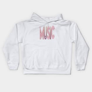 Music art Kids Hoodie